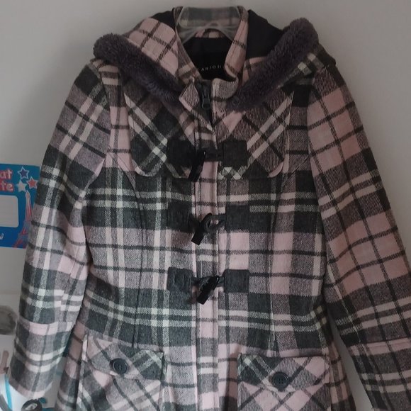 Sean John girl pink and grey coat size small (7-8) - Picture 1 of 4